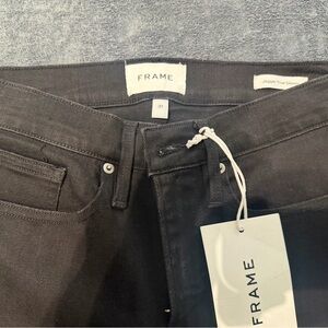 Frame Denim Jagger Mid-Rise Skinny Men's Jeans in Black